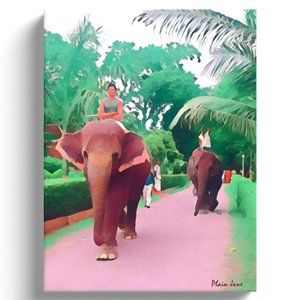 "Laksmi Priya, Mayapur, India"  Canvas Art Print.